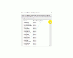 Windows 10  Tutorial - Schadprogramme, wie Malware und Spyware mit dem Malware Removal-Tool (MRT) entfernen! - Detaillierte Anzeige der Überprüfungsergebnisse des MRT-Tools für jede gescannte Malware 