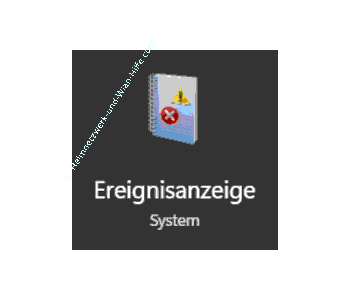 Die Ereignisanzeige über den Suchbereich von Windows starten