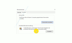 Windows 10 Tutorial - Das versteckte Benutzerkonto Gast (Gastkonto) unter Windows 10 Professional aktivieren - Die erweiterte Benutzerverwaltung aufrufen 