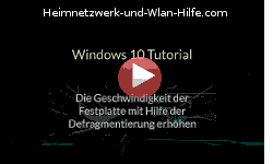 Die Geschwindigkeit der Festplatte mit Hilfe der Defragmentierung beschleunigen - Youtube Video Windows 10 Tutorial