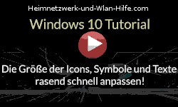 Größe von Text und Icons auf dem Bildschirm unter Windows 10 anpassen! - Youtube Video Windows 10 Tutorial