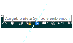 Windows 10 Tutorial: Die Kalenderwoche über den Taskleistenbefehl Ausgeblendeten Symbole einblenden anzeigen 