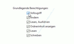 Windows 10 Tutorial - Den Zugriff auf Ordner und Dateien eines Computers überwachen! - Die Liste Grundlegende Berechtigungen