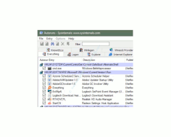 Windows 10 Tutorial - Automatisch startende Programme mit dem Tool Autoruns aufdecken - Die Oberfläche des geöffneten Sysinternals Tools Autoruns 