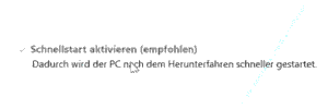 Windows 10 Tutorial - Das Problem der ständigen Datenträgerkontrolle bei Windows Multibootsystemen lösen - Die Option Schnellstart aktivieren 