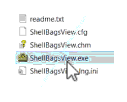 Windows 10 - Shell Bags View  Tutorial: Die Programmdatei shellbagsview.exe