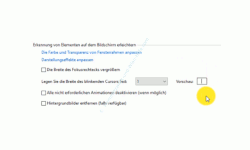 Windows 10 Tutorial - Mauszeiger konfigurieren – Die Standardbreite des Mauscursors mit der Größe 1 eingeben