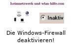 Die Windows Firewall aktivieren oder deaktivieren!