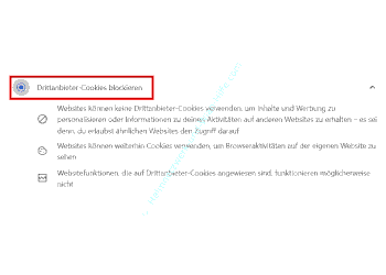 Drittanbieter Cookies in Chrome blockieren