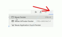 Windows 10 Tutorial - Den Edge-Browser in einer sicheren virtuellen Schutzumgebung nutzen, die vor Malware und Viren schützt! - Edge Optionen Neues Fenster, Neues InPrivate-Fenster und Neues Application Guard-Fenster 