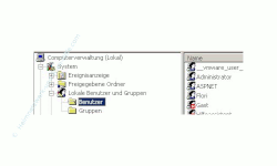 Windows Anleitung: Windows Benutzerkonto deaktivieren! Computerverwaltung - KLick auf den Ordner Benutzer unter Lokale Benutzer und Gruppen