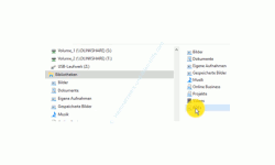 Windows 10 Explorer Tutorial - Bibliotheken zur Verwaltung und Organisation von Dateien nutzen! - Ein in die Bibliotheken aufgenommener Ordner 