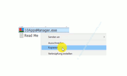 Windows 10 Tutorial - Mit der virtuellen Umgebung Sandbox ohne Gefahr Programme testen! - Eine Anwendung kopieren, die in der Sandbox eingefügt und getestet werden soll 