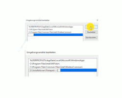 Windows 10 Tutorial - Programme direkt über die Kommandozeile starten - Eine neue Umgebungsvariable anlegen 