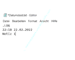 Windows 10 Editor-Tutorial: Eine Textdatei mit automatisch generierten Datumsangaben