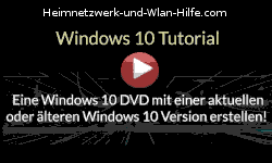 Eine Windows 10 DVD mit einer aktuellen oder älteren Windows 10 Version erstellen! - Youtube Video Windows 10 Tutorial