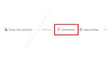 Einen aktivierten Autostart-Eintrag im Task-Manager deaktivieren