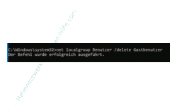 Windows 10 Tutorial - Den Benutzer Gast im Anmeldebildschirm von Windows 10 Professionell anzeigen! - Einen Benutzer über net localgroup aus einer Benutzergruppe löschen 