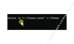 Windows 10 Tutorial - Über symbolische Links auf lokale Ordner und Freigaben im Netzwerk zugreifen - Einen lokalen Ordner auf dem PC über einen symbolischen Link in ein anderes Verzeichnis mit mklink einbinden 