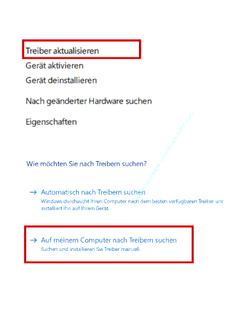 Einen Treiber über den Geräte-Manager aktualisieren