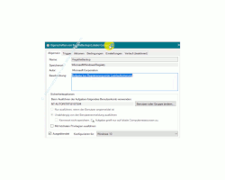 Windows 10 Tutorial - Eine automatische Sicherung der kompletten Registrierungsdatenbank konfigurieren! - Einstellungen der Aufgabe RegIdleBackup bearbeiten 
