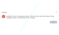 Windows 10 Tutorial: Fehlermeldung, wenn ein Programm beim Aufruf nicht gefunden wird