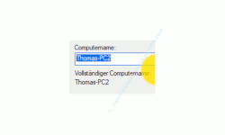 Windows 10 Tutorial - Den Computernamen ändern - Feld zum Umbenennen des Computernamens 