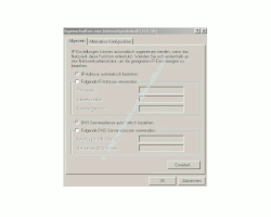 internet connection sharing - Client-PC Konfiguration - TCP-IP Einstellung per DHCP