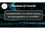 Festplattenfehler mit Chkdsk beheben 