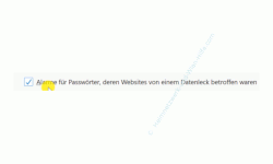 Windows 10 Sicherheits-Tutorial - E-Mail-Adressen und Passwörter prüfen, ob sie noch sicher oder schon geknackt sind! - Browser Firefox: Sicherheitsoption Alarme für Passwörter, deren Websites von einem Datenleck betroffen waren 