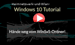 Hände weg vom Windows 10 WinSxS-Ordner! Systembereinigung nur mit Systemtool durchführen! - Youtube Video Windows 10 Tutorial