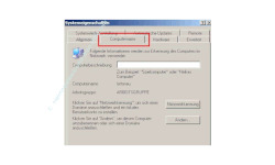 Netzwerk Tutorials: Windows 7 Heimnetzgruppe beitreten - Systemeigenschaften Register Computername