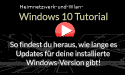 So findest du heraus, wie lange es Updates für deine installierte Windows-Version gibt! - Youtube Video Windows 10 Tutorial