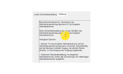 Windows 10 Tutorial - Den Super-Admin Modus freischalten - Erläuterungsfenster für die Richtlinie Administratorgenehmigungsmodus für das integrierte Administratorkonto 