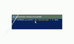 Windows 10 Tutorial - Nicht löschbare Apps mit Hilfe der PowerShell Kommandozeile löschen - Installierte Apps in der Windows PowerShell anzeigen 