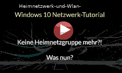 Keine Heimnetzgruppe mehr unter Windows 10? Was nun? - Youtube Video Windows 10 Tutorial