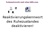 Reaktivierungskennwort des Windows 7 Ruhezustandes deaktivieren