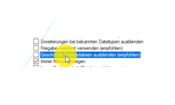 Windows 10 Tutorial - Versteckte Elemente und Dateien im Windows Explorer anzeigen lassen! - Konfiguration Geschützte Systemdateien ausblenden (empfohlen)
