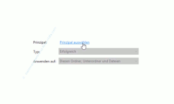 Windows 10 Tutorial - Den Zugriff auf Ordner und Dateien eines Computers überwachen! - Konfigurationsfenster Prinzipal auswählen aufrufen 