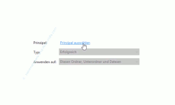 Windows 10 Tutorial - Den Zugriff auf Ordner und Dateien eines Computers überwachen! - Konfigurationsfenster Prinzipal auswählen aufrufen