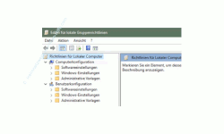 Windows 10 Tutorial - Den Sperrbildschirm abschalten bzw. deaktivieren - Konfigurationsfenster Richtlinien für lokaler Computer 
