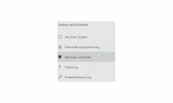 Windows 10 Tutorial - Den Schutz vor unerwünschten Anwendungen ( PUA - Potentially Unwanted Applications) aktivieren! - Konfigurationsfenster Update und Sicherheit Menüpunkt Sicherheit 