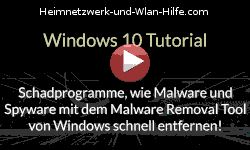 Malware und Spyware Schadprogramme mit dem Malware Removal Tool (MRT) von Windows schnell entfernen! - Youtube Video Windows 10 Tutorial