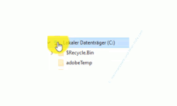Windows 10 Tutorial - Versteckte Elemente und Dateien im Windows Explorer anzeigen lassen! - Markieren eines Laufwerkes, um zusätzliche Menüs im Explorer anzuzeigen 