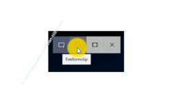 Windows 10 Tutorial - Das Windows Screenshot-Tool zum Erstellen von Screenshots nutzen! - Auswahl des Menüpunktes Freiformclip für die Erstellung eines frei erstellten Screenshots 