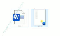 Windows 10 Tutorial - Office-Dokumente mit Vorschau des Dateiinhaltes im Explorer anzeigen - Miniaturansicht eines Office-Dokumente mit Dokumentenvorschau des enthaltenen Textes 