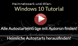 Mit dem Tool Autoruns alle automatisch startenden Programme unter Windows identifizieren - Youtube Video Windows 10 Tutorial