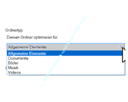 Windows 10 - Shell Bags View  Tutorial: Mögliche Auswahlelemente im Bereich Diesen Ordner optimieren für 