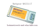 Netgear WG511T Wlan G PCMCIA-Karte