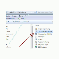 Netzwerk Tutorial: Verbindungsprobleme im Netzwerk lösen - Windows 7 Konfigurationsfenster Verwaltung, Computerverwaltung